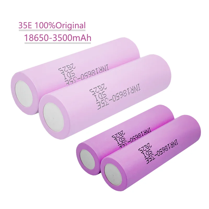 Внешний аккумулятор 18650 ма ч 3500 в 25 А 3 7 литийионный для 35E |