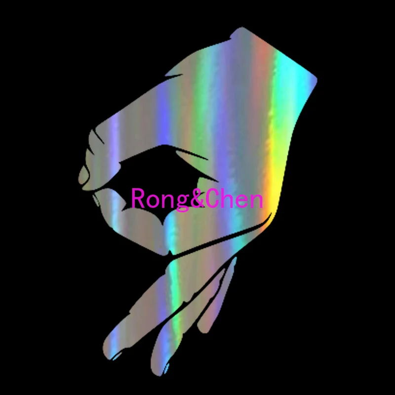 

Rongchen Trading Car Sticker Personalized Sticker OK Circle Hand Decoration Car Styling Motorcycle Waterproof Vinyl Decal PVC