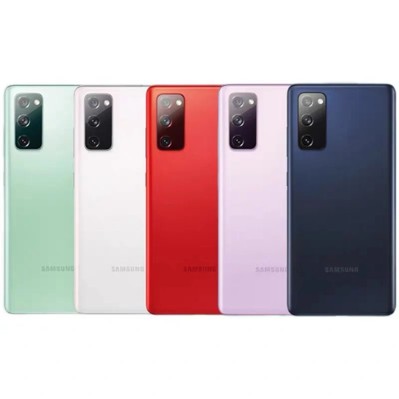 

Back Glass Cover For SAMSUNG Galaxy S20 FE G780F s20fe 5G Back Battery Cover Rear Door Housing Case Replacement With Adhesive