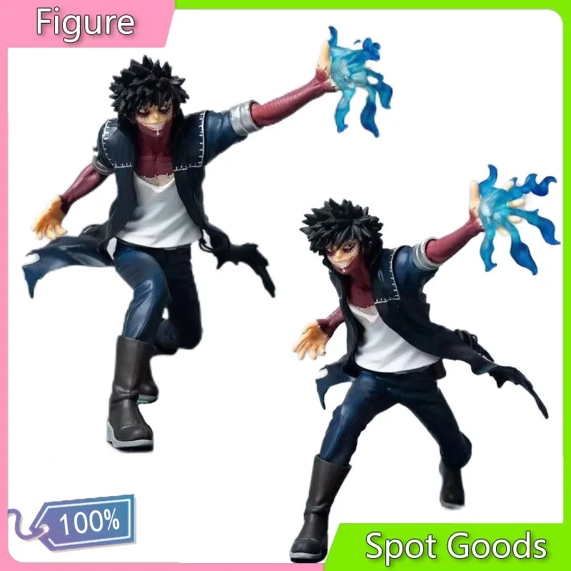 Hot Anime My Hero Academia Figure Dabi Blue Flame Standing Ver PVC Collectible Model Child Toys Figurine Sculpture Ornament 14CM