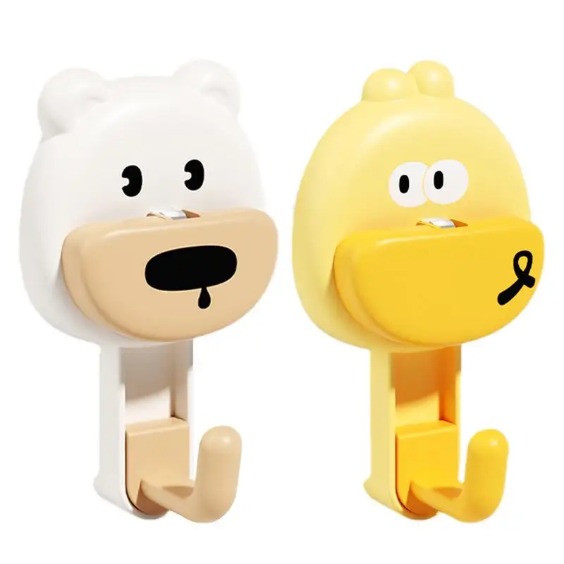 Мультяшные присоски аксессуары для украшения дома настенные вешалки одежды