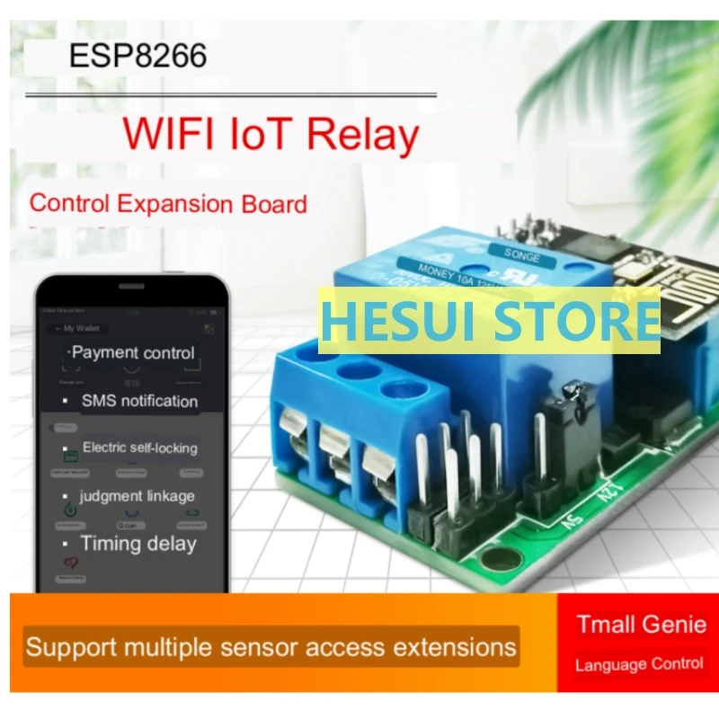 ESP8266 Wi-Fi Датчик управления, аппаратная Плата расширения M1 IoT, интеллектуальный коммутационный модуль с приложением ESP8266 Wi-Fi Датчик управления, аппаратная Плата расширения M1 IoT, интеллектуальный коммутационный модуль с приложением
