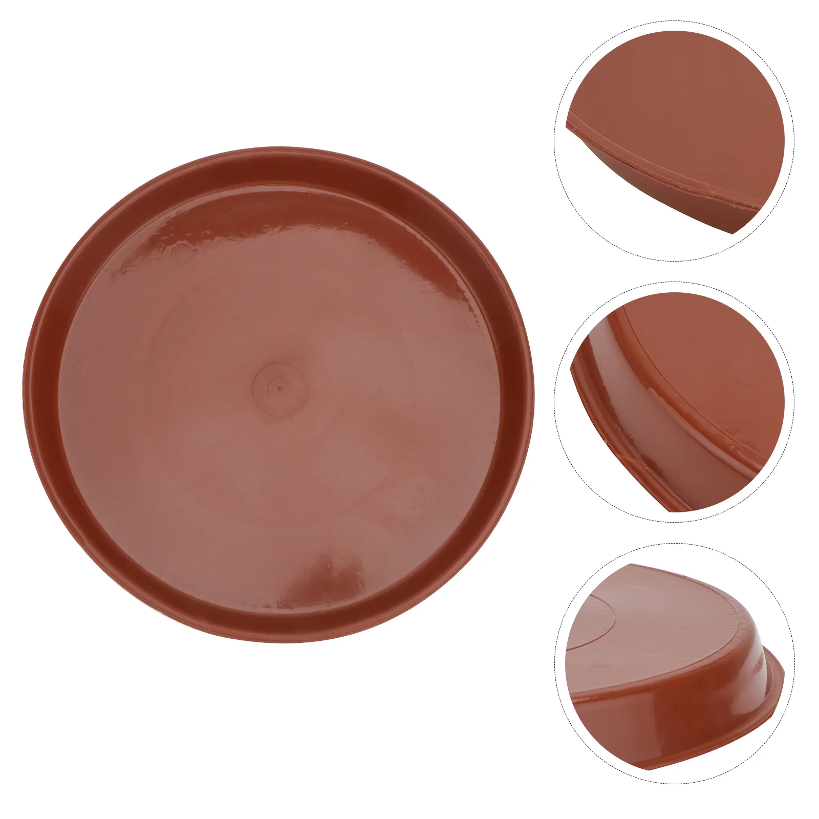 

Pot Saucer Tray Trays Flower Drip Pots Garden Saucers Succulent Holder Pallet Planter Water Duty Heavy Base Receiving Bonsai