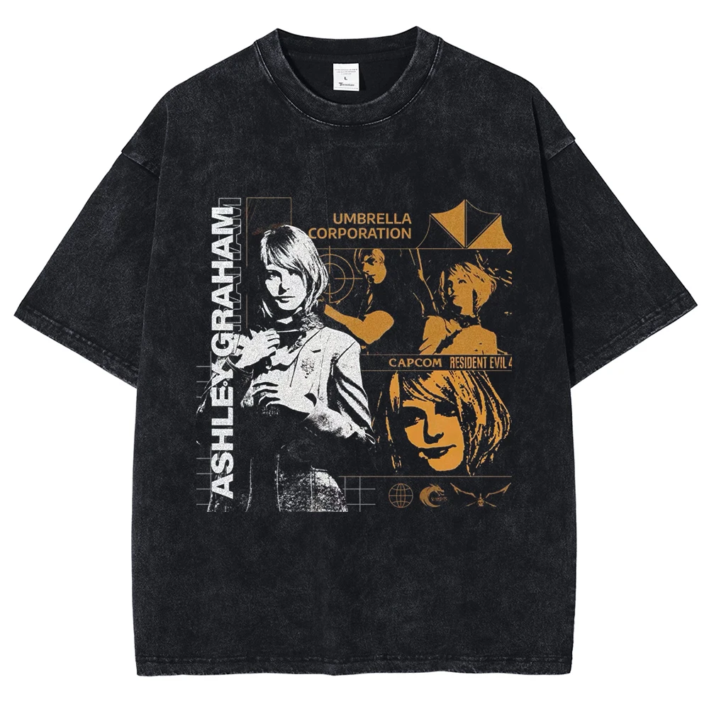 Футболка мужская оверсайз в стиле Харадзюку черная хлопковая уличная одежда с