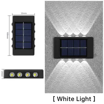 1/2PCS Solar Light Waterproof Solar Led Light Outdoor Sunlight Lamp for Garden Street Landscape Balcony Decor Solar Wall Lamp 4