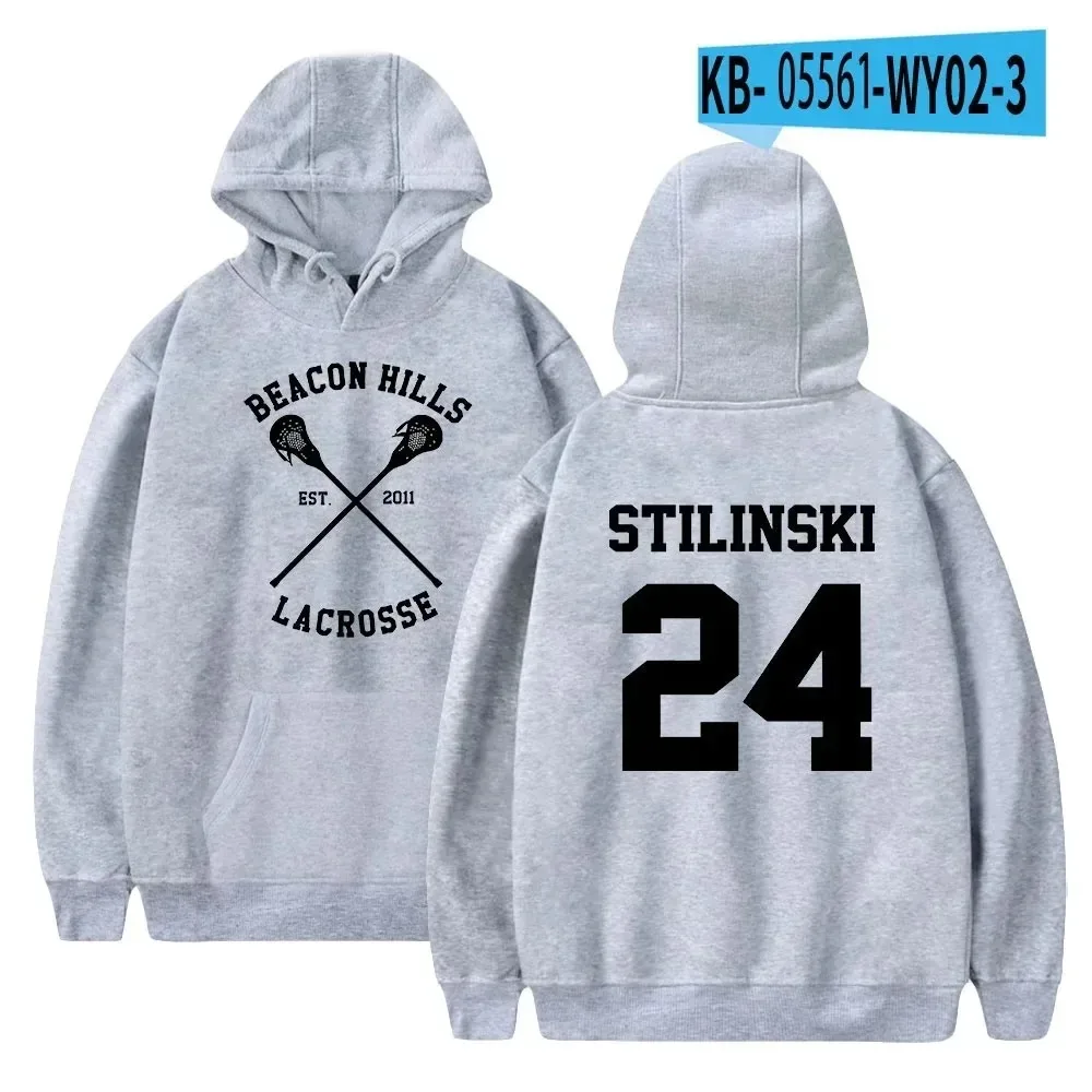 Толстовка Унисекс Y2K FADUN Teen Wolf Stilinski Японский Стиль Харадзюку Хлопковая Для Мужчин