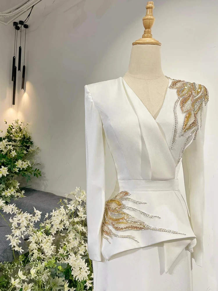 Высококлассное вечернее платье для хозяев легкое роскошное темпераментное