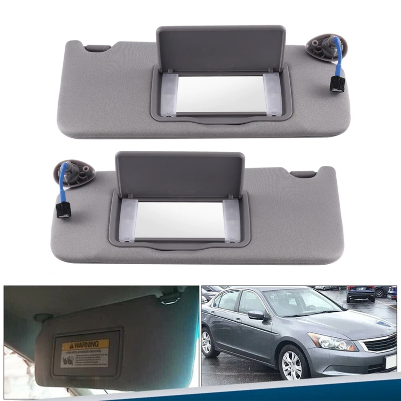 

1 пара левый и правый автомобильный солнцезащитный козырек с зеркалом для Honda Accord 2008-2012 83280-TA5-A51ZA