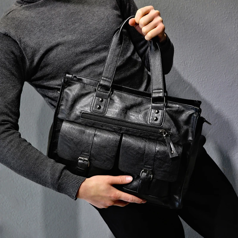 Портфель на плечо сумка-тоут сумка для ноутбука мужская деловая сумка-мессенджер