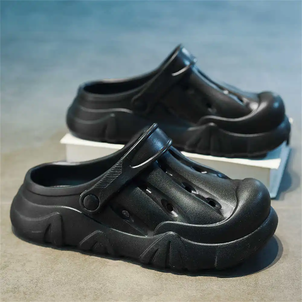 44-45 Without Heels Tenis Street Anti Slip Slipper Shoes Men's Rubber Sandals Sneakers Sport Dropship Famous Hospitality