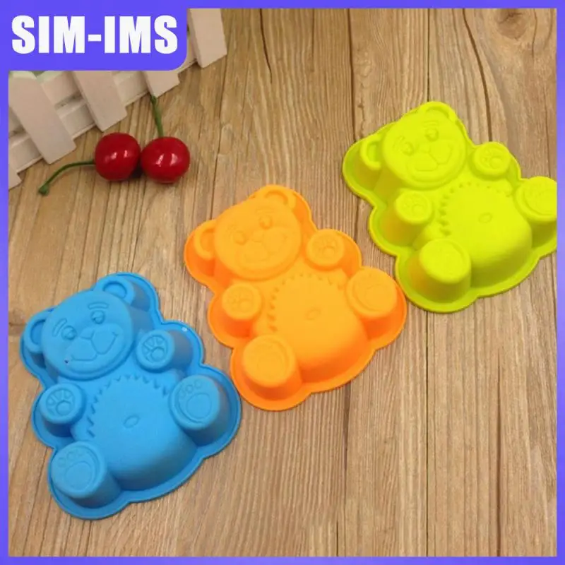 

2/4/6PCS Soft Diy Silicone Sugarcraft Mold Healthy Topper Fondant Baking Chocolate Candy Molds Harmless Safe And Non-toxic
