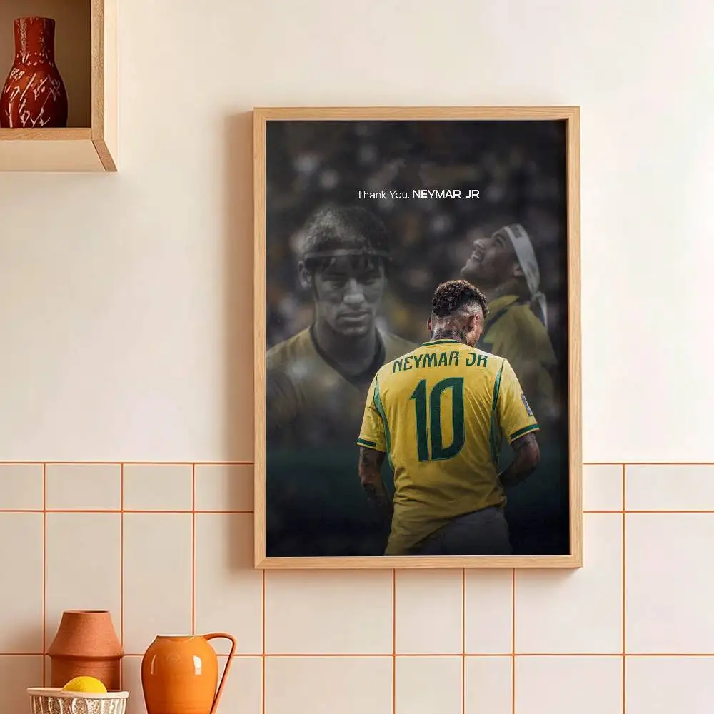 Фото Постер с изображением последнего танцора самбы N-Neymar Jr., настраиваемый, HD, самоклеящийся, водонепроницаемый, для украшения стен №3