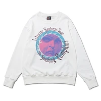 autumn 2022 men white jumper sweaters hip hop dark style graphic letter print streetwear harajuku casual cotton loose pullovers