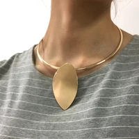 fashionable exaggerated metal geometric collar collarbone chain personality joker necklace collar trend to act the role of women