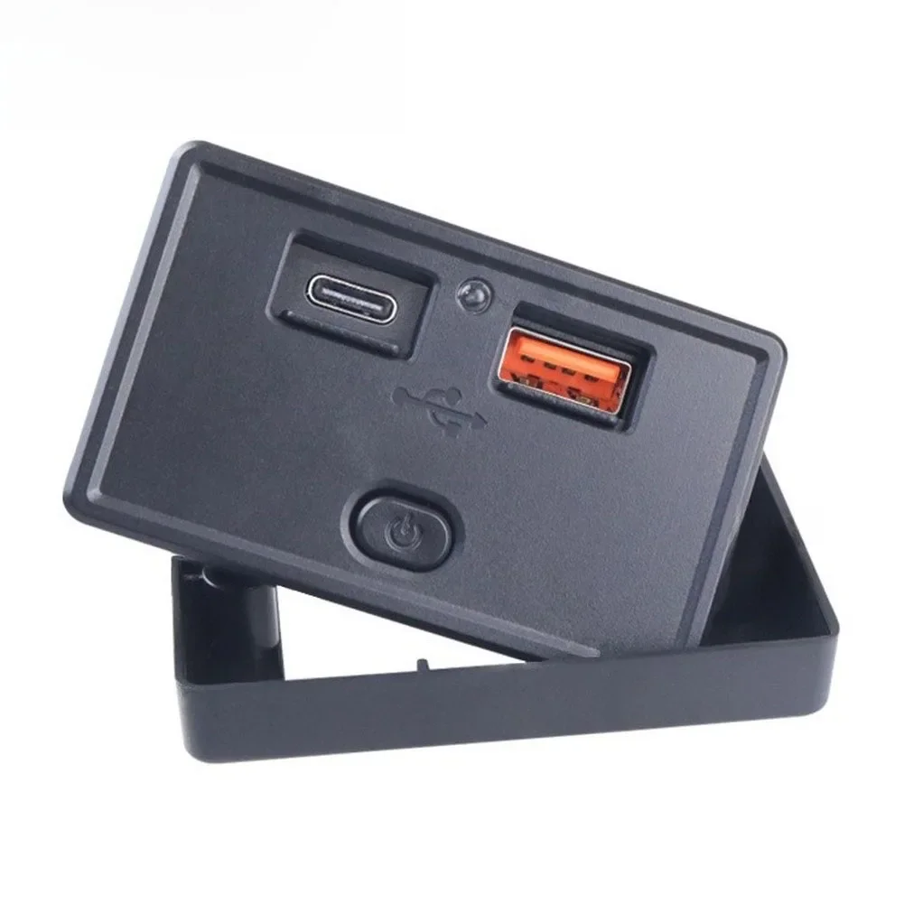 Фото Двойная USB-панель с зарядным устройством и розеткой, с выключателем, 12В-24В, автомобильное зарядное устройство для гольф-каров, легковых и грузовых автомобилей, аксессуары для интерьера №1