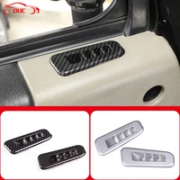 abs carbon fiber car door air outlet frame cover decorative stickers for hummer h2 2003 2007 auto styling interior accessories