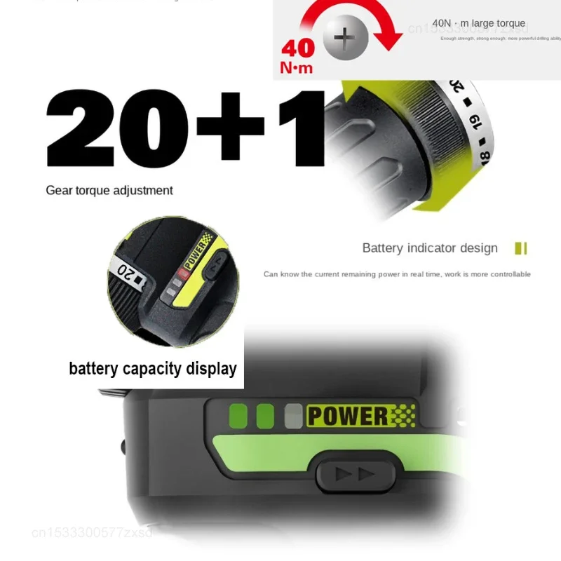 Беспроводная электрическая дрель Xiaomi WORX WU130X 12 В 40 нм