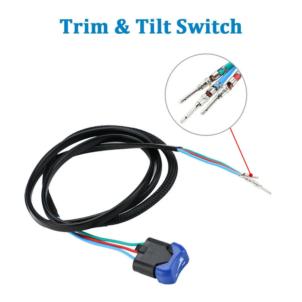 

1PCS Trim Switch Trim Switch 26x13x31mm 5006358 Metal + Plastic Outboard Remote Control Box For Johnson Evinrude OMC