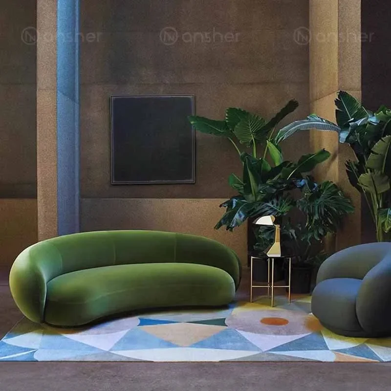 Ленивые диваны в скандинавском стиле расширяемые семейные современные с креслом