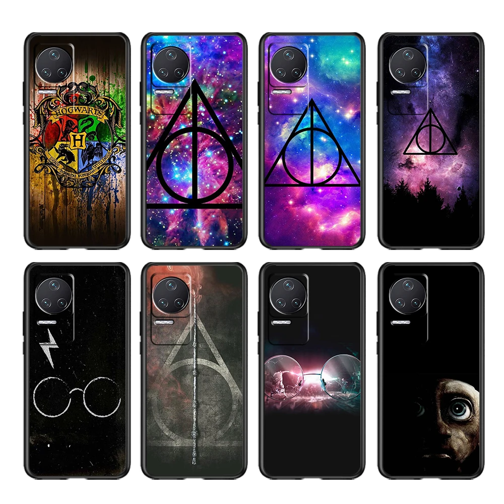 

Cool Ring Harry Potter Wand Case For Xiaomi Redmi K50 K40 Gaming Pro K30 10X 10 9 9A 9T 8A 4G 5G Soft TPU Black Phone Cover Core