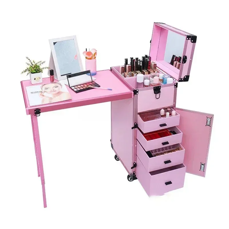 Портативный витрина для макияжа складная мебель салона креативный