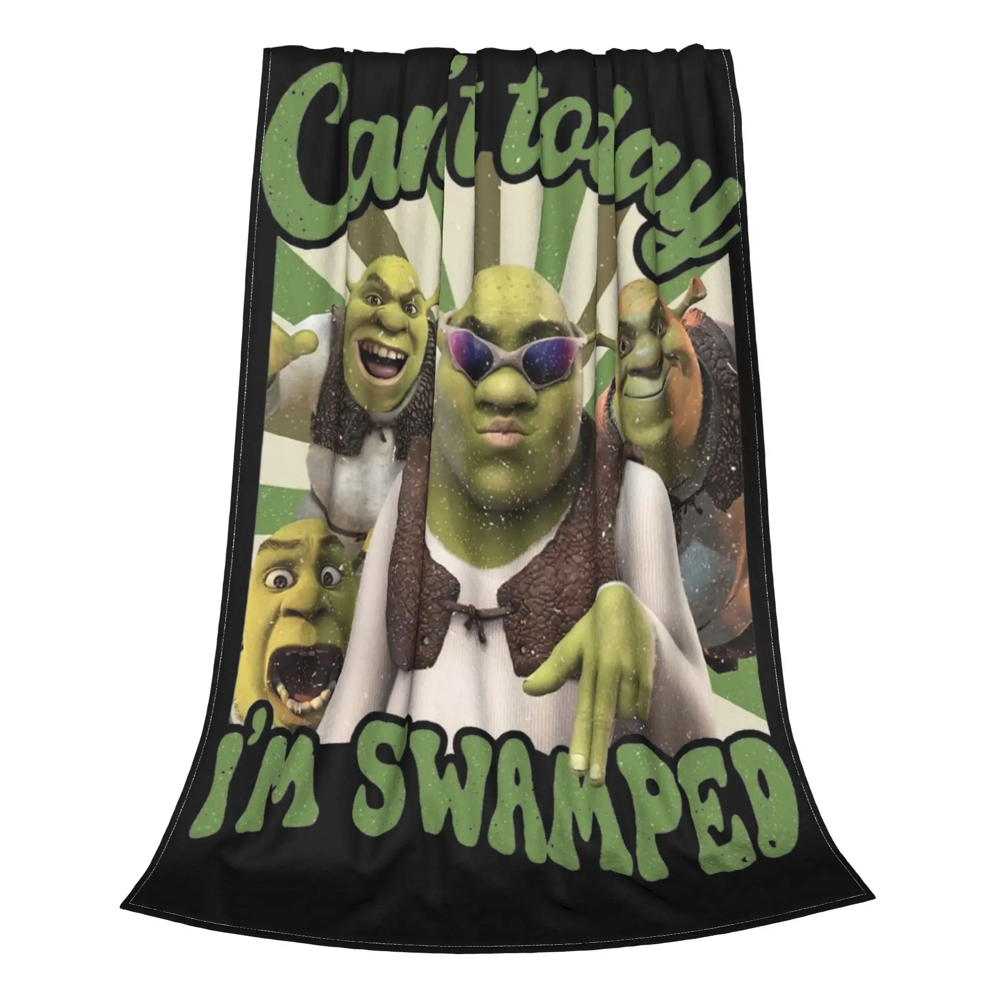 Одеяло в винтажном стиле для мужчин и женщин подарочное Покрывало I'm Swamped не