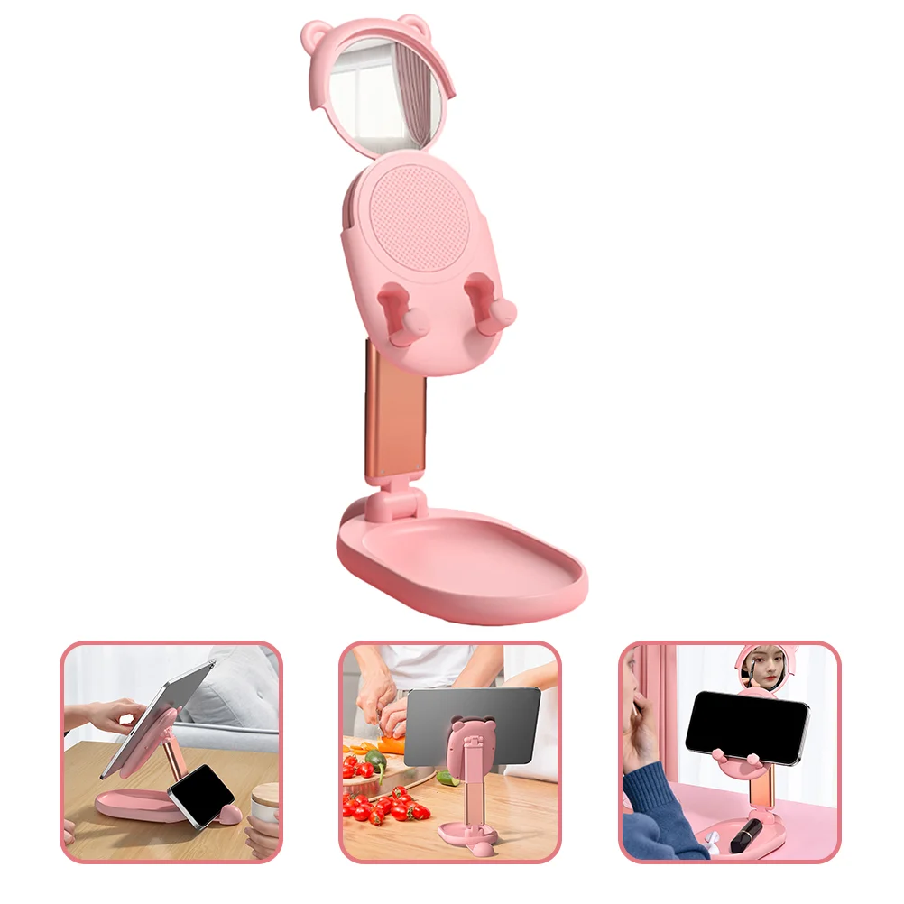 

Stand Holder Mirror Cell Bracketpara Mobile Tripode Foldable Celulares Adjustable Home Angle Portable Desktop Desk Cradletablet