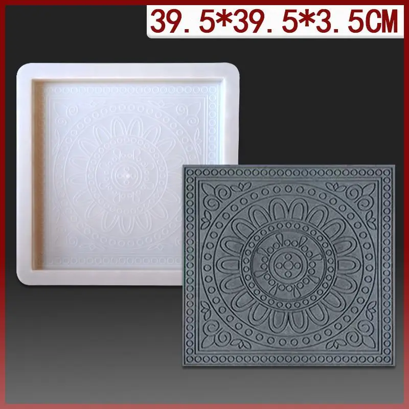 Цементная антикварная напольная плитка четверугольный двор форма для двора