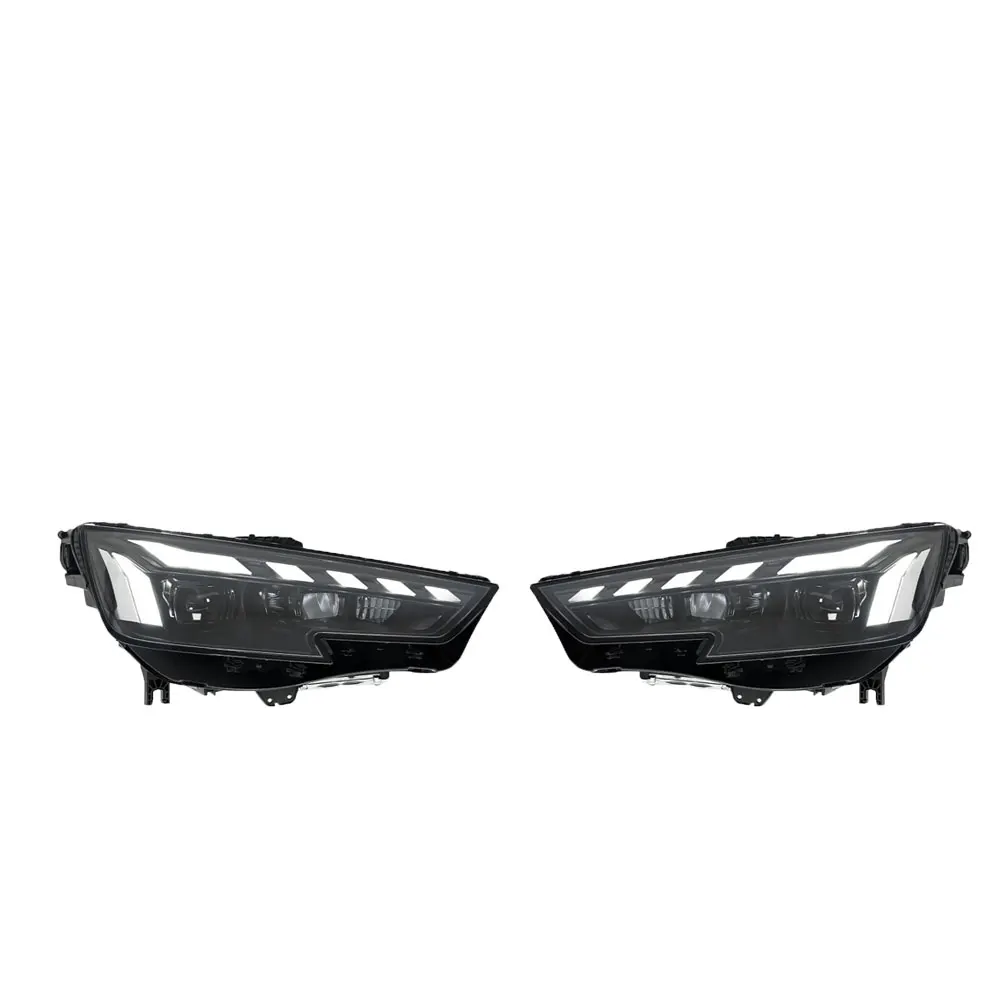 

Автомобильные фары в сборе для Audi A4 B9 2017 2018 2019, полностью светодиодные фары DRL, поворотные, полностью светодиодные передние фары Plug and Play