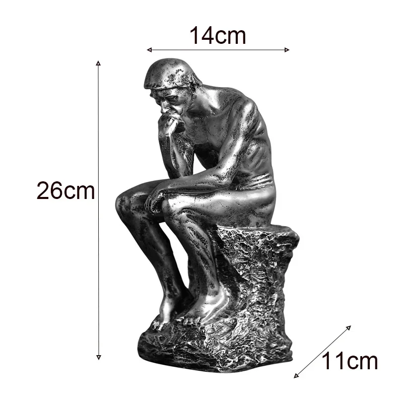 Статуэтка истончика 26 см искусственные скульптуры украшение для дома