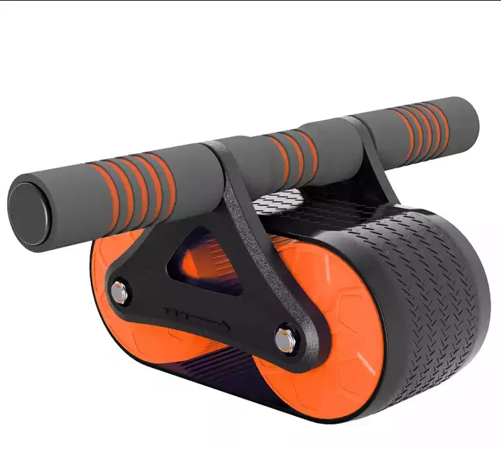 

High Quality Fitness Equipment Abdominal & Core Strength Training Roller Wheel Household Automatic Rebound Widen Abdominal