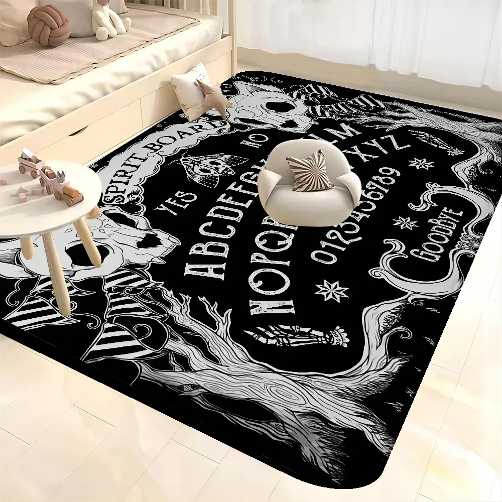 Фото Доска Ouija, длинные коврики, домашний коврик в скандинавском стиле, коврики для ванной комнаты и туалета, прикроватные коврики для спальни №5