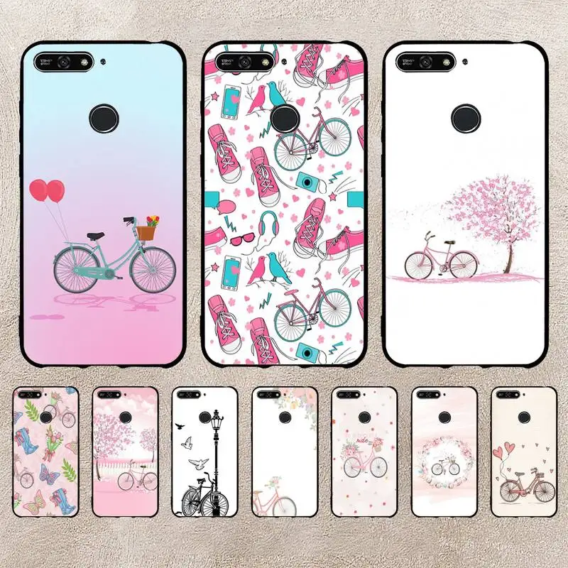 

Bicycle Illustration Phone Case For Xiaomi 11 10 12Spro A2 A2lite A1 9 9SE 8Lite 8explorer F1 Poco 12S Ultra Cove