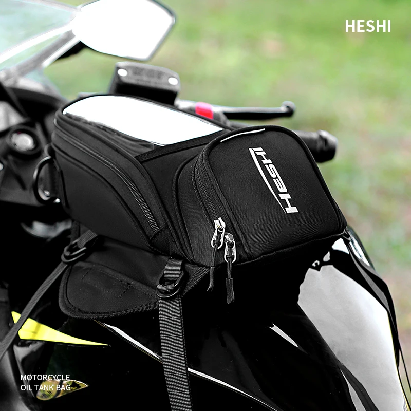 

Knight Motorcycle oil bag magnet adsorption oil bag motorcycle rear seat bag multi-function navigation riding knight equipment m