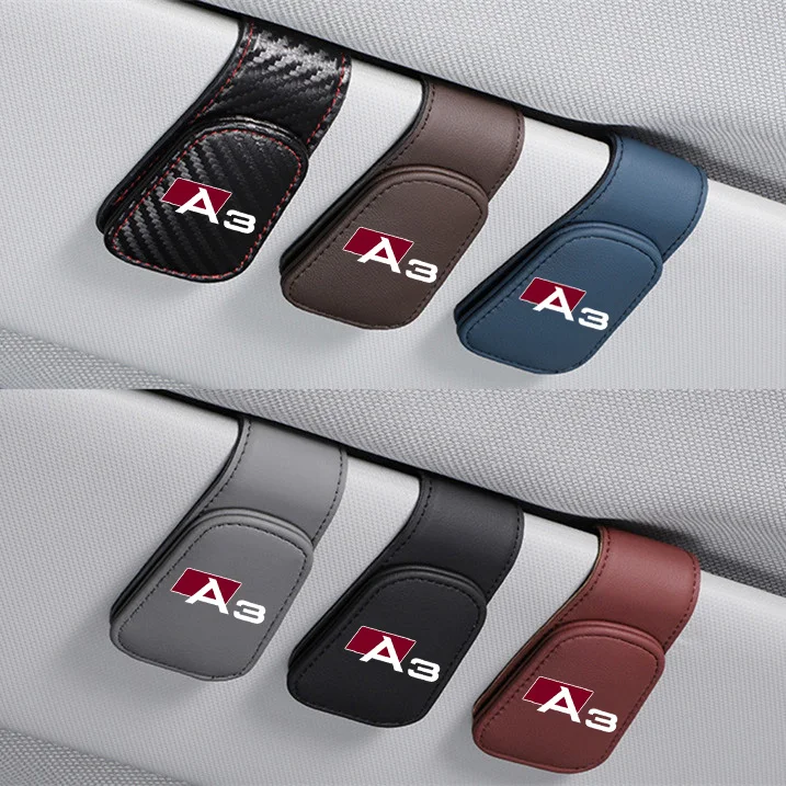 Car sunglasses clip multi-function card storage For Audi A3 A4 A5 A6 A7 A8 Q3 Q5 Q7 Q8 Accessories |