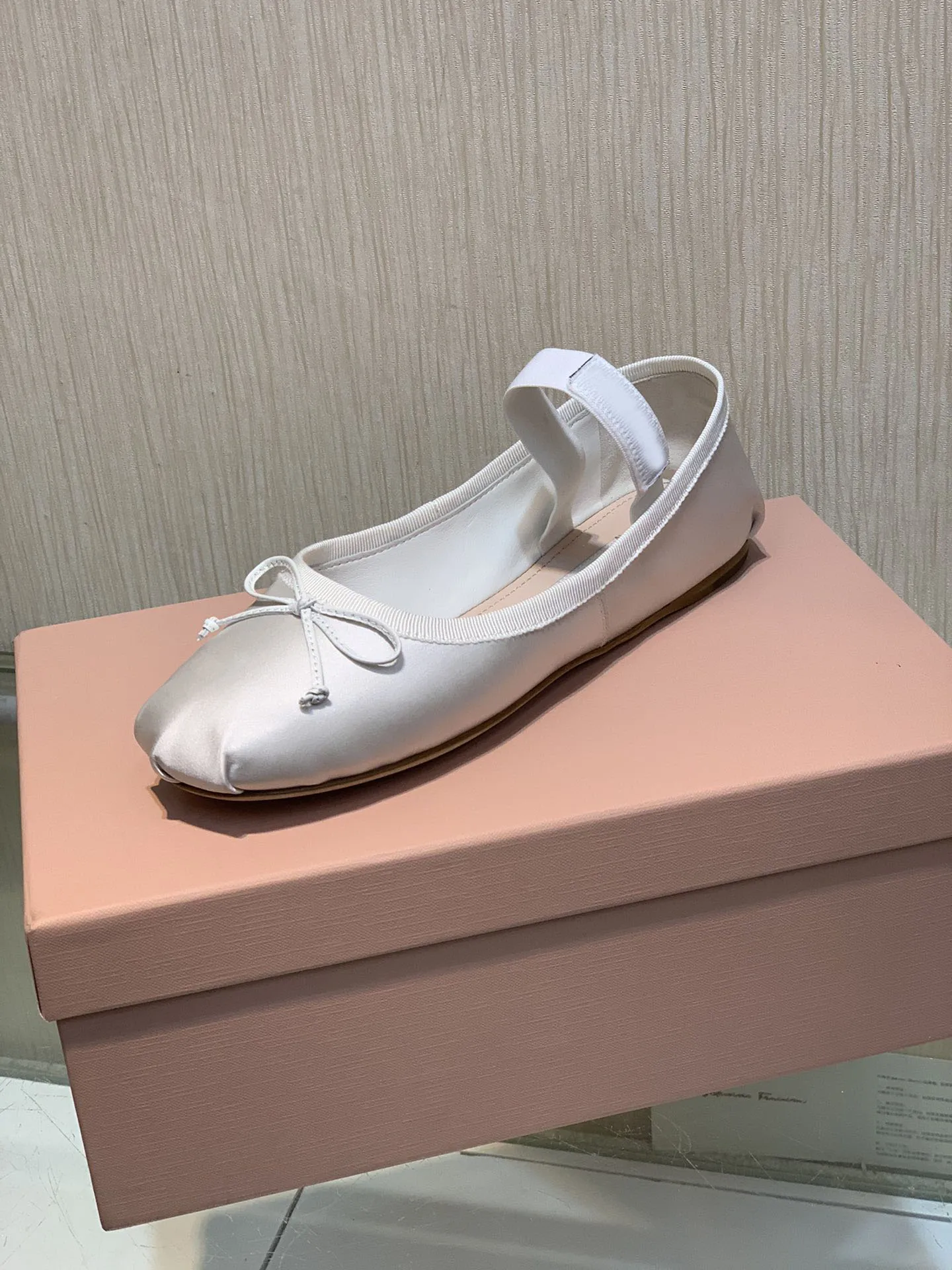 Women Shoes Satin Ballerinas Slip-on Ballet Fashion Show Bow Oeing 8882304102050
