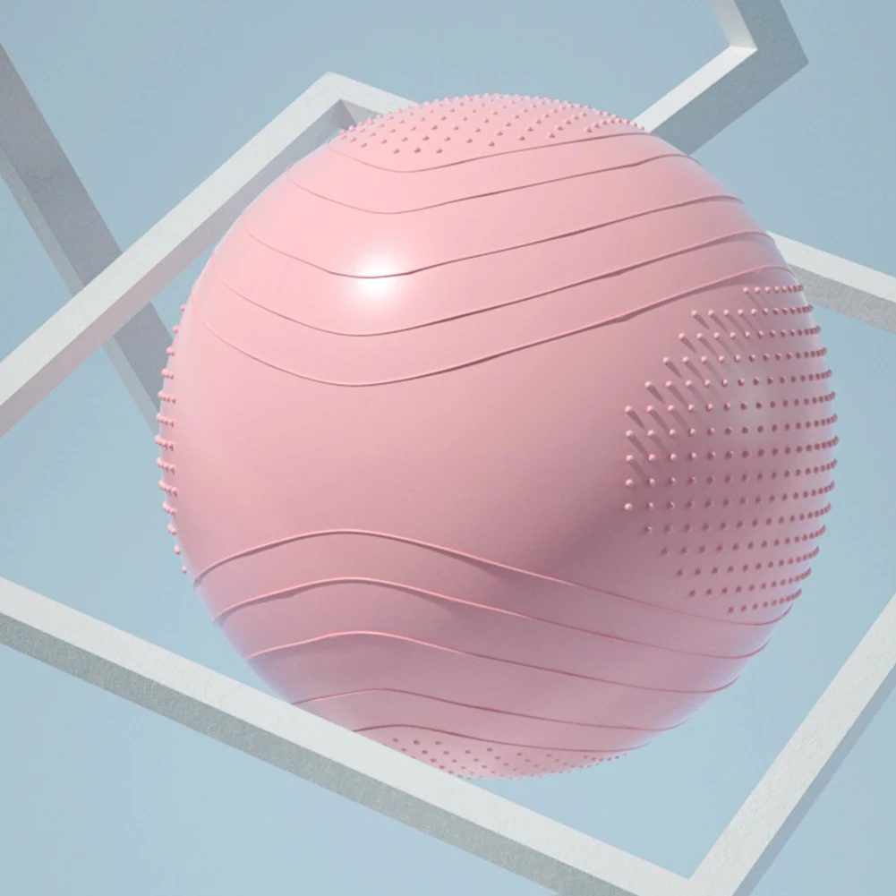 

For Fitness Yoga Exercise Ball Portable Extra Thick Universal Balance Pilates Gym Anti Slip Pregnancy Sports Indoor PVC Home