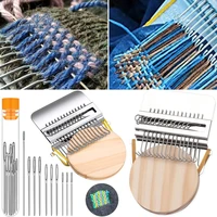 jeans clothes makes beautiful stitching fun mending loom speedweve type weave tool darning machine loom small loom
