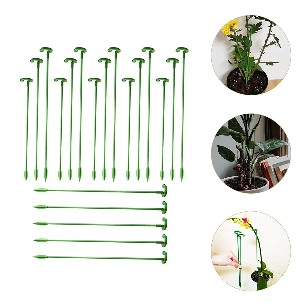 

20pcs Single Stem Flower Support Stakes Indoor Plant Support Stake Sticks