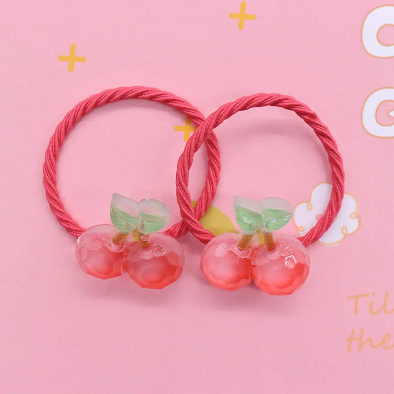 20 шт. резинки для волос в виде фруктов персика винограда яблока |