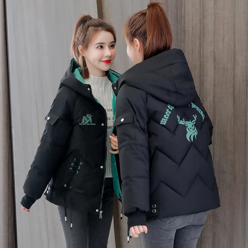 Parkas Women Short Warm Coat Loose Thick Slim-Fit Cotton-Padded Jacket Cotton-Padded Jacket for Women Winter Coat Women