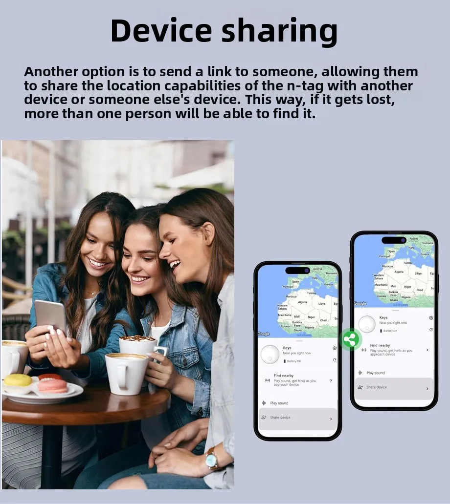 Фото CD Bluetooth Google Smart Tracker Tag Locator GPS для устройств Google Android, приложение Find Hub, Air Tag, устройство для поиска ключей, трекер для домашних животных/сумок №5