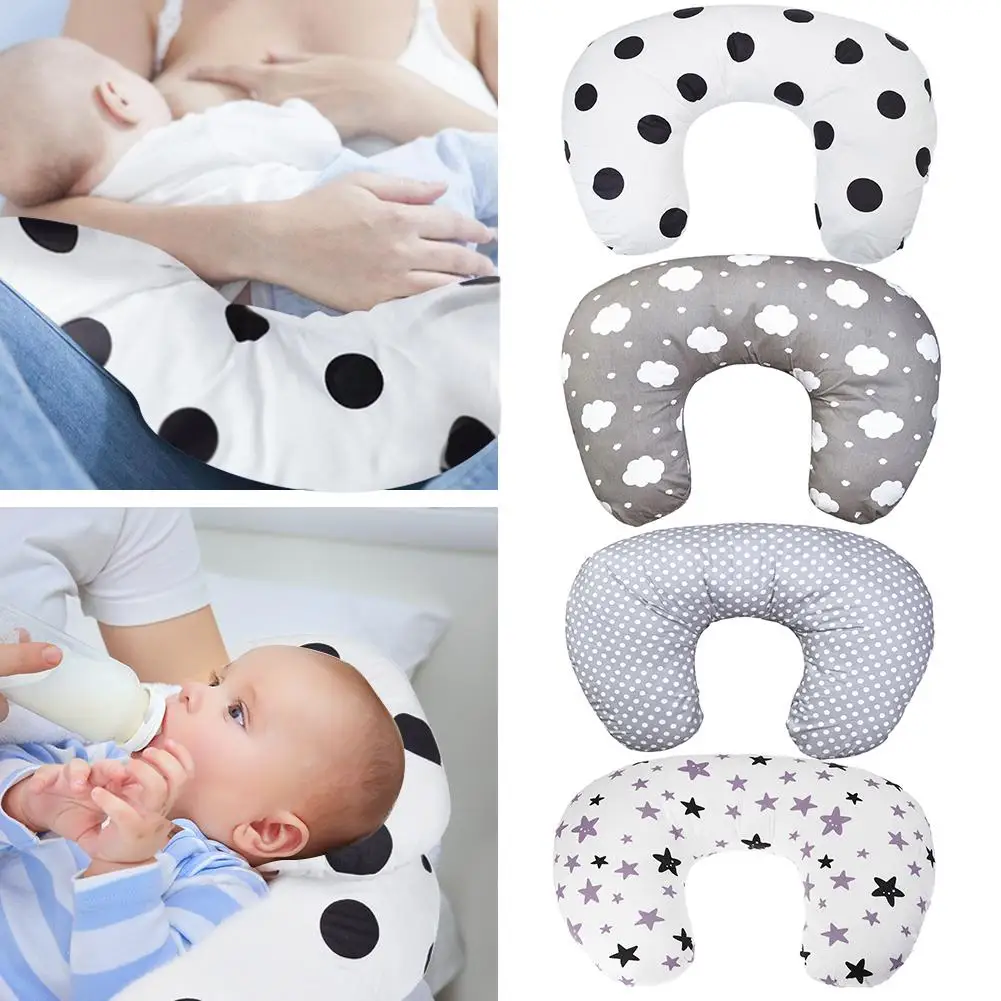 

Newborn Baby Breastfeeding Pillow Cover U Shaped Lactation Waist Protection for Pregnant Women Pillowcase Nursing Cover 58x39cm