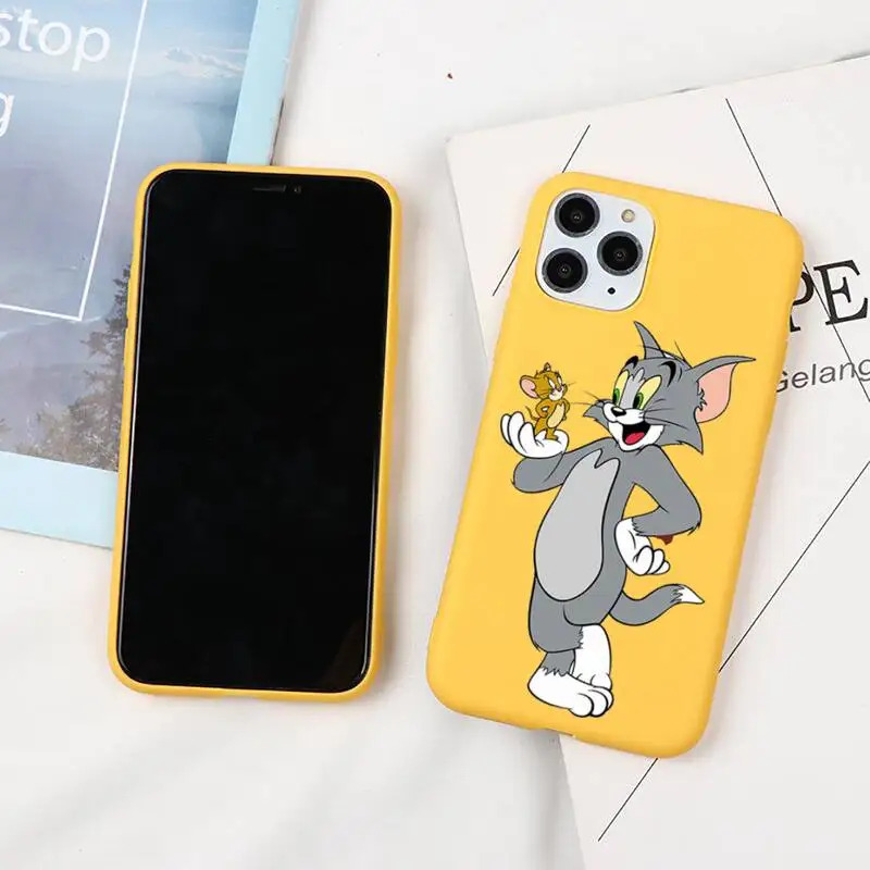 Чехол с забавной мультяшной мышью Томом и Джерри для телефона iphone 13 12 11 Pro Max Mini XS 8 7