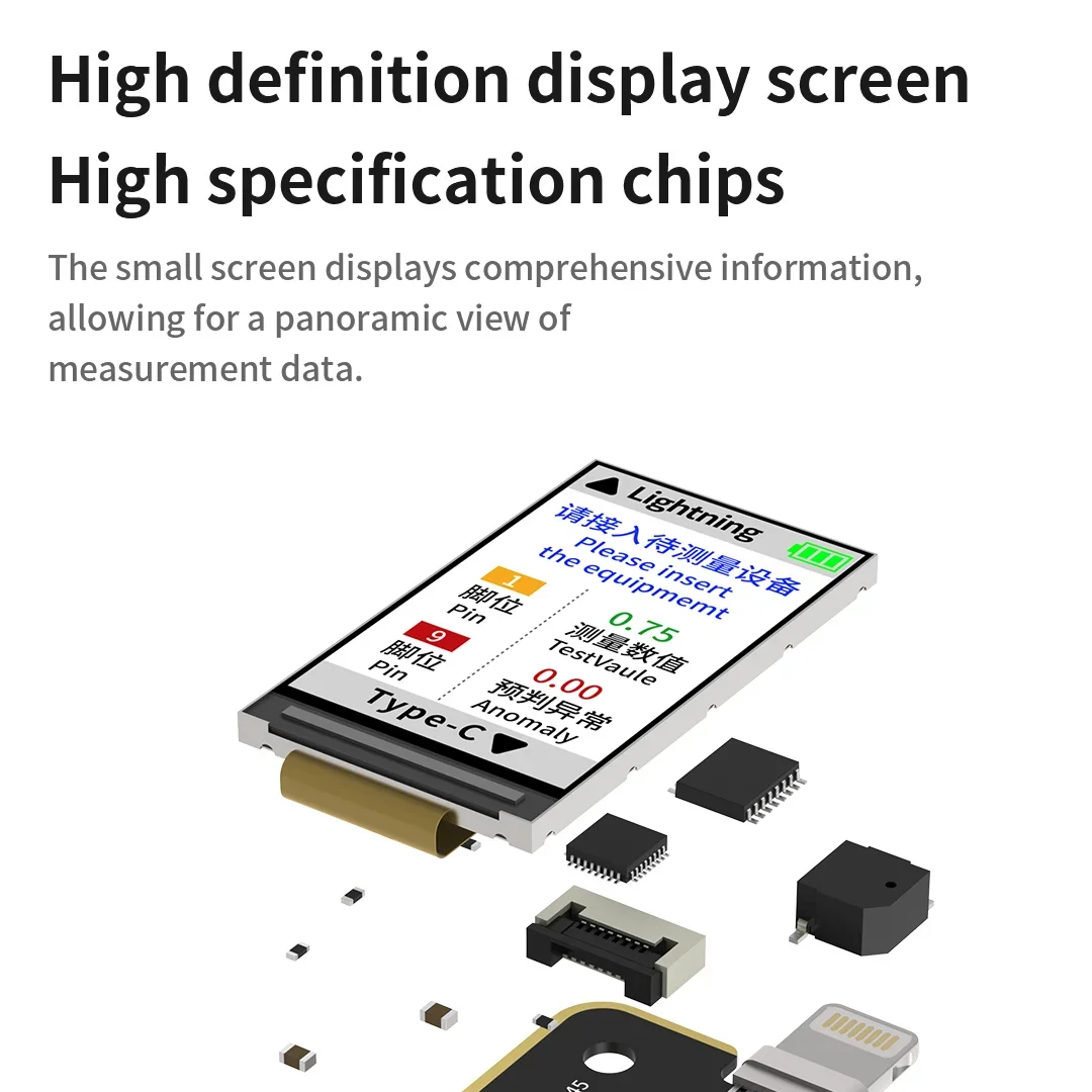 Механический умный детектор установки хвоста мобильного телефона с цифровым