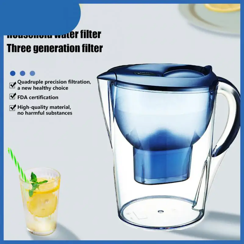 

3.5L Capacity Water Filter Household Water Filter Kettle Kitchen Activated Carbon Filter Water Purifier Used To Filter Water