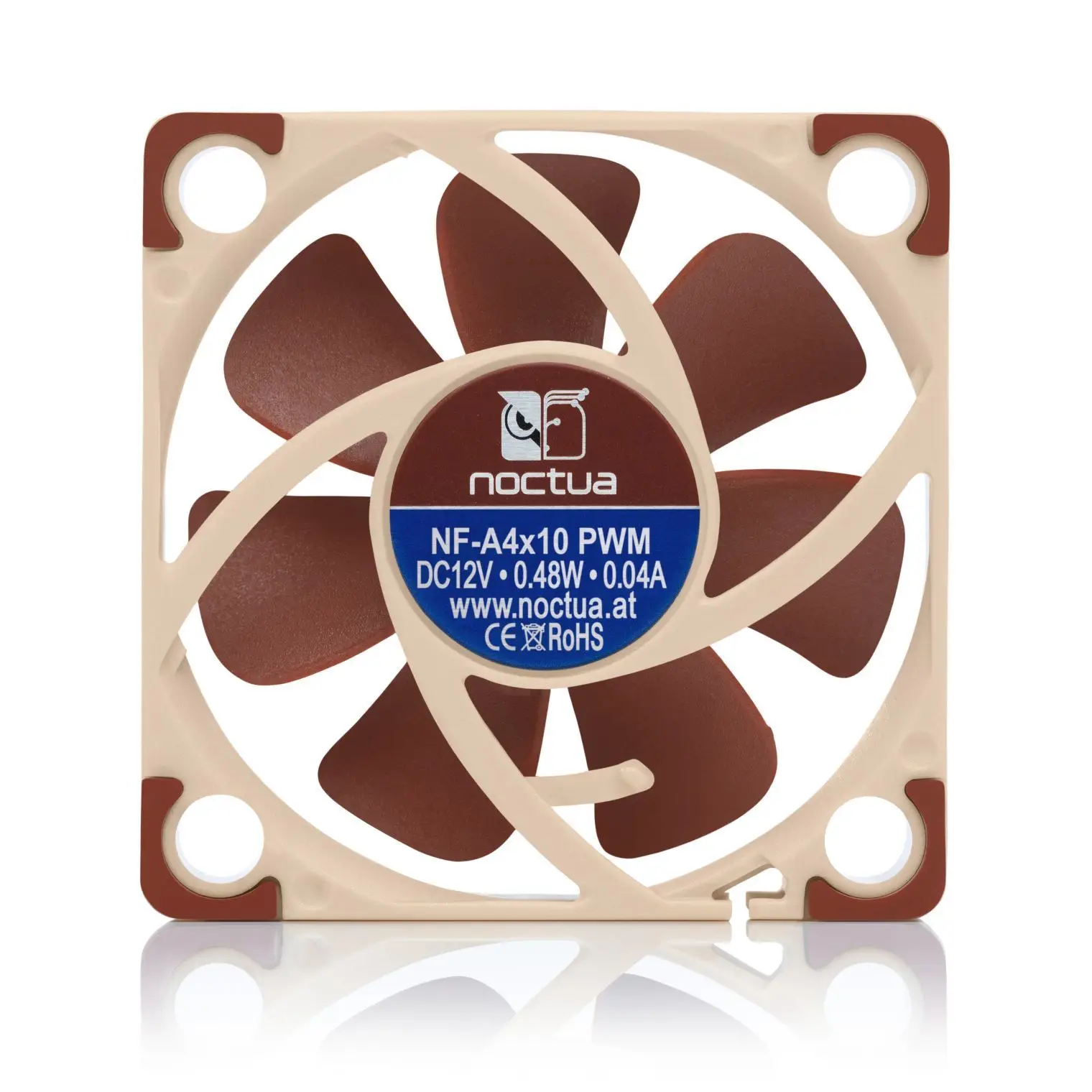 Фото Noctua NF-A4x10 PWM 3-контактный/4-контактный 24 В/12 В/5 В в тонком корпусе вентилятор 40x40x10 мм PWM FLX Интеллектуальный контроль температуры Тихий ультрамаленький вентилятор №5