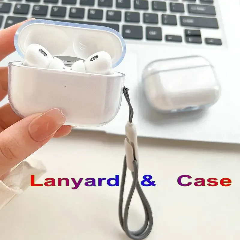 Прозрачный чехол для AirPods Pro 2 2nd прозрачный силиконовый наушников Apple airpods pro 3 Funda