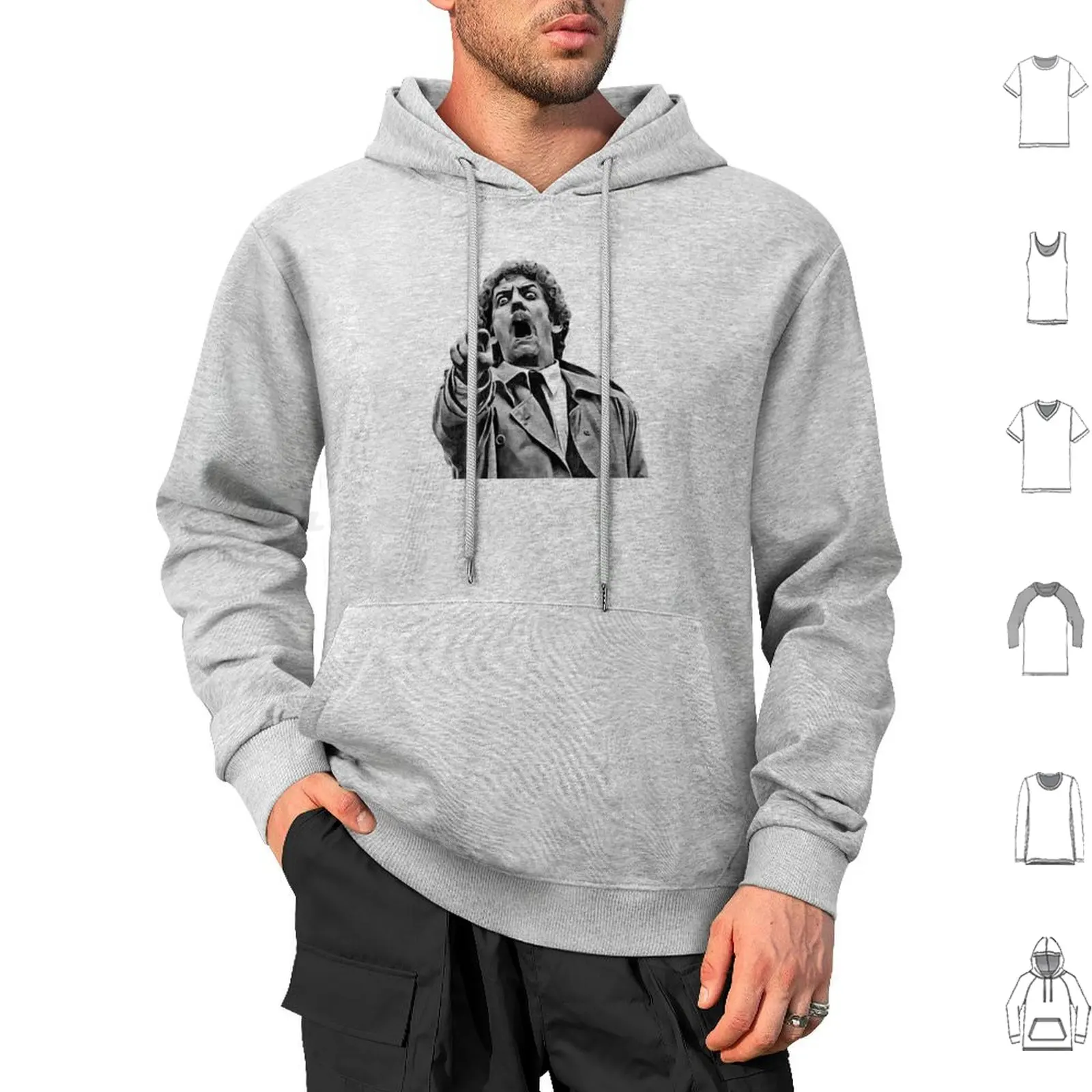 Толстовка с капюшоном вторжение тела кричащие толстовки длинным рукавом Фильмы