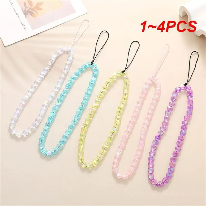 Новинка Женская яркая цепочка аксессуары для телефона разноцветная 1 ~ 4 шт.